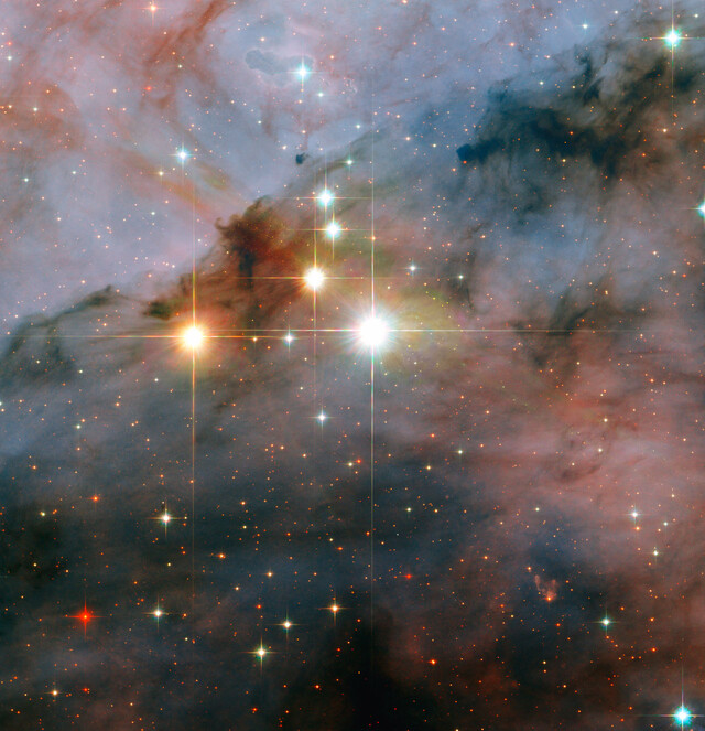 Noorderlicht sterren carina nebula