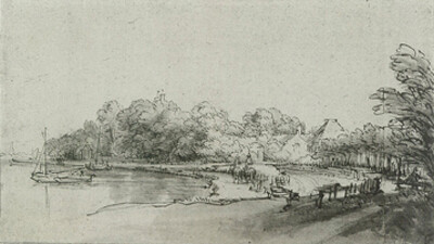 Override of the title Rembrandt en zijn wandelingen